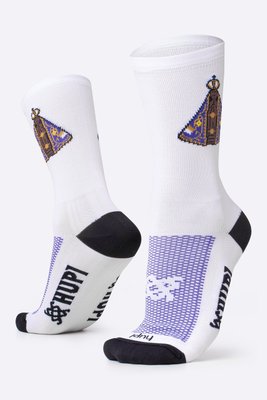 Meia Esportiva HUPI Nossa Senhora Aparecida Branco