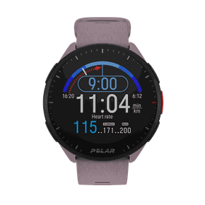 Relógio De Corrida Polar Gps Pacer Lilás Pulseira P/G