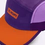 Boné para Corrida HUPI Run Fast Roxo e Laranja