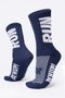 Kit 02 Pares Meia Corrida Hupi Run Tamanho 36-42 Azul e Amarelo