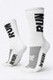 Kit 02 Pares Meia Corrida Hupi Run Tamanho 36-42 Branco