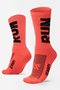 Kit 02 Pares Meia Corrida Hupi Run Tamanho 36-42 Amarelo Laranja