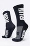 Kit 02 Pares Meia Corrida Hupi Run Tamanho 36-42 Preto e Laranja