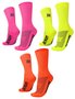Kit 03 Pares Meia Corrida Hupi Run Cano Médio 36-42 Lisas Coloridas
