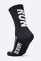 Meia HUPI RUN RUN Preto/Branco