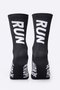 Meia HUPI RUN RUN Preto/Branco