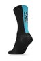 Meia Para Ciclismo Bike B.V. Cano Médio Unissex Preto e Azul