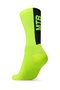 Meia Para Ciclismo MTB B.V. Cano Médio Unissex Amarelo Neon