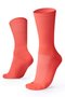 Meia Para Corrida Ciclismo Esportiva B.V. Cano Médio Unissex Lisa Laranja Neon