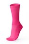 Meia Para Corrida Ciclismo Esportiva B.V. Cano Médio Unissex Lisa Rosa Neon