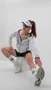 Meia para Corrida HUPI Live Love Run Branca Cano Médio