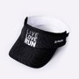 Viseira Para Corrida HUPI Live Love Run Preta